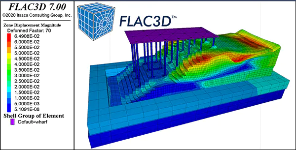 نرم افزار FLAC 3D در مهندسی عمران